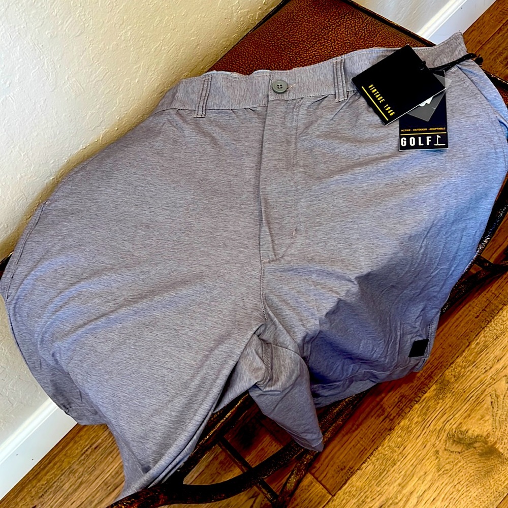 Brand New Classic Vintage 1946 Active Outdoor Adaptable Golf Performance Shorts!